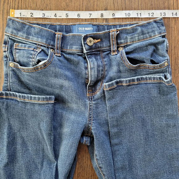 Old Navy Karate Skinny Medium Wash Jeans Size Boy's 12 Regular - Picture 5 of 10